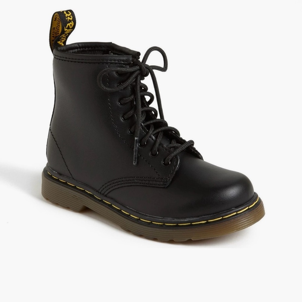 Toddler Dr. Martens Black Leather Boots